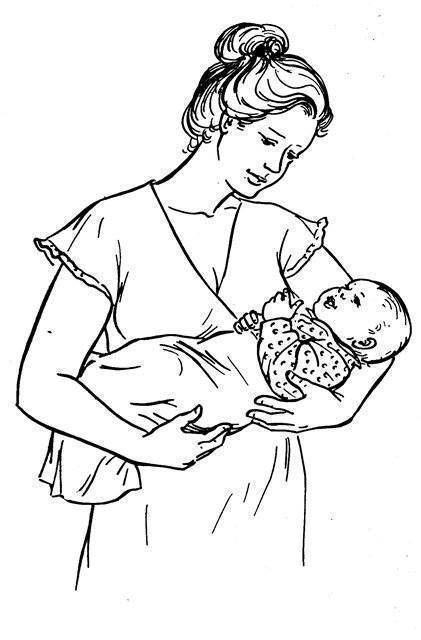 Как правильно брать, держать и носить новорожденного ребенка на руках