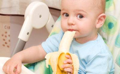 Когда можно давать банан грудному ребенку в прикорм?