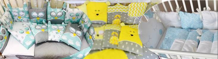 Комплекты в кроватку для новорожденных: виды постельного белья