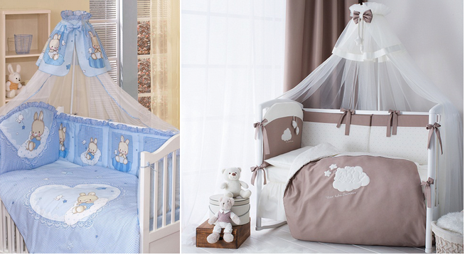 Комплекты в кроватку для новорожденных: как выбрать для малыша