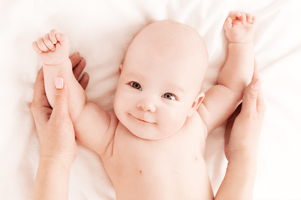 Массаж и гимнастика для новорожденного ребенка