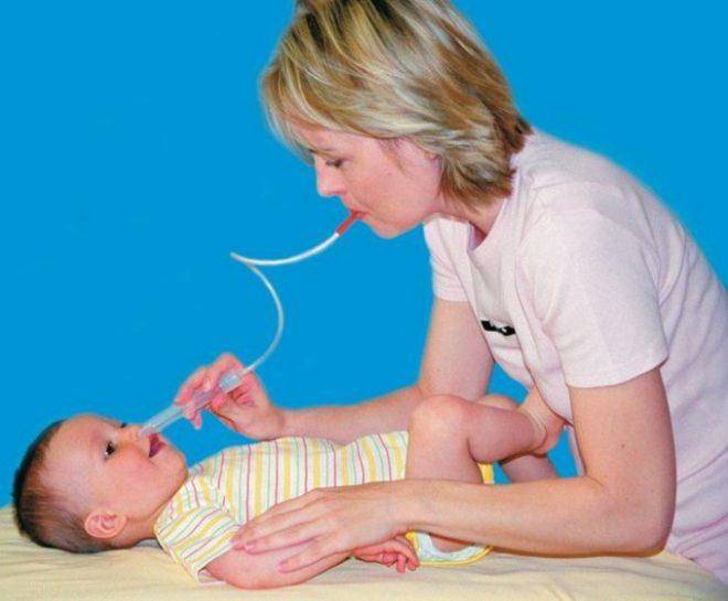Лечение насморка месячному ребёнку