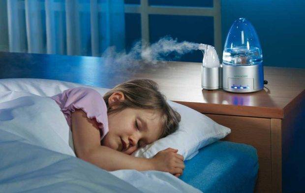 Сухой кашель у ребенка ночью