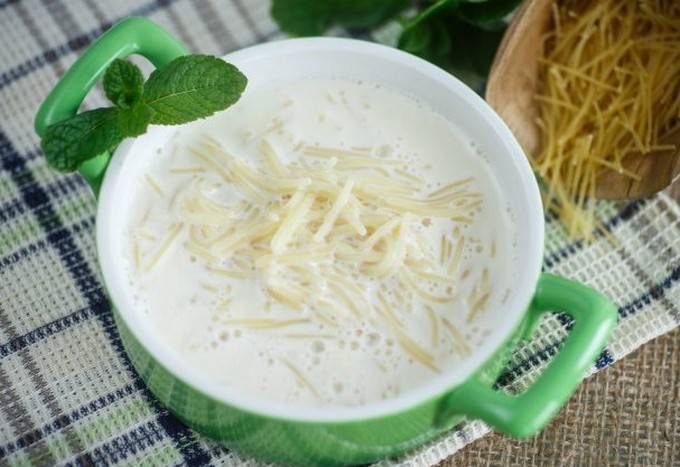 Молочный суп - как приготовить с вермишелью или лапшой по пошаговым рецептам с фото