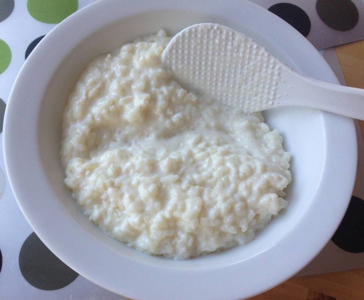 Рисовая каша для ребенка в год — рецепт