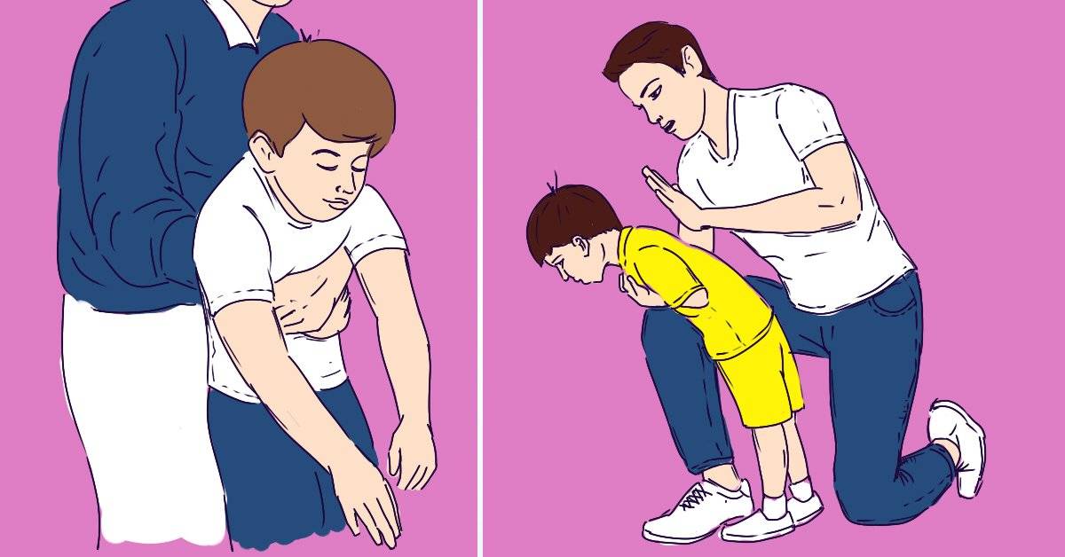 Что делать если ребенок подавился и задыхается: грудничок и старше