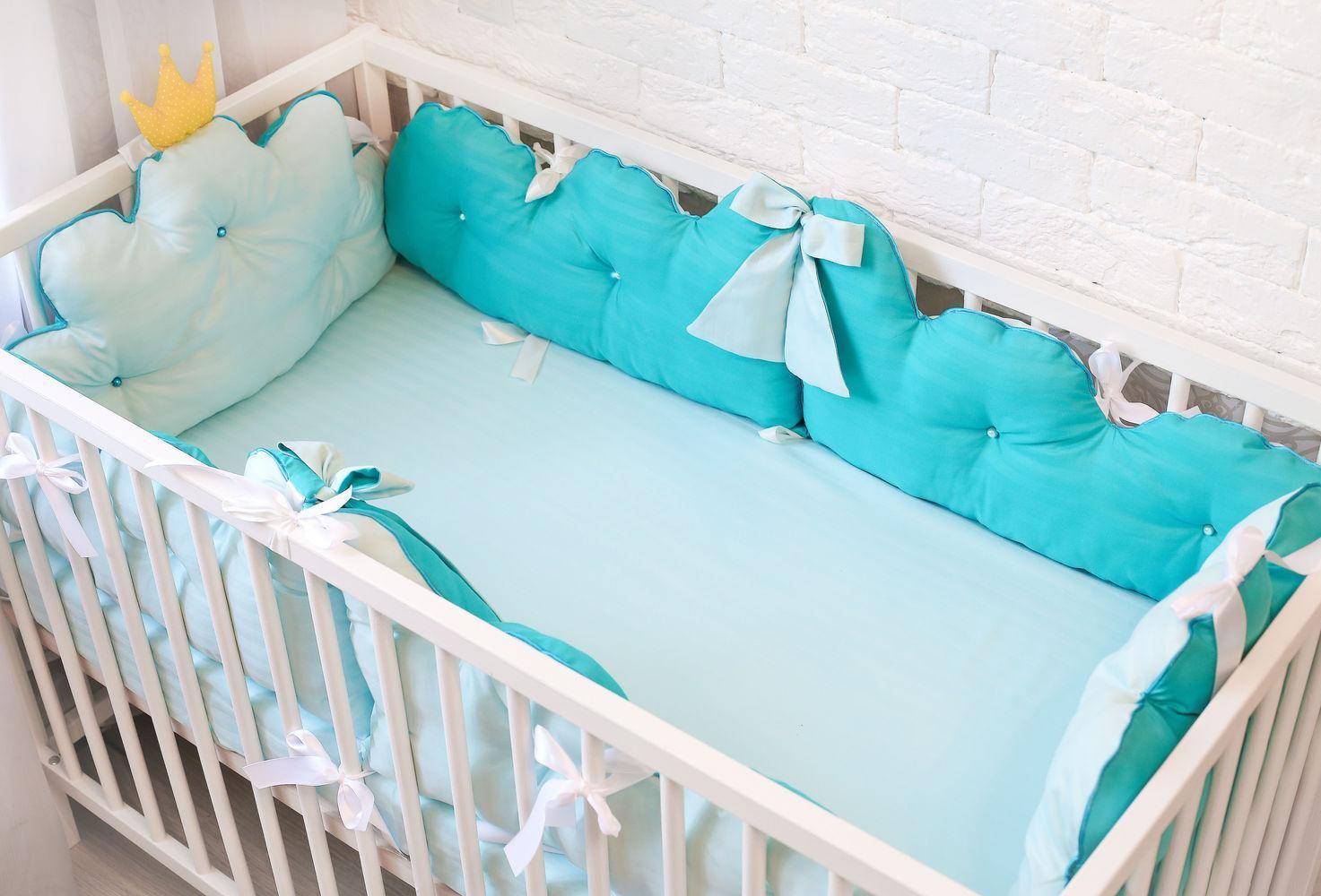 Бортики в кроватку для новорожденных своими руками