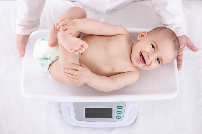 Прибавка веса у новорожденных по неделям таблица