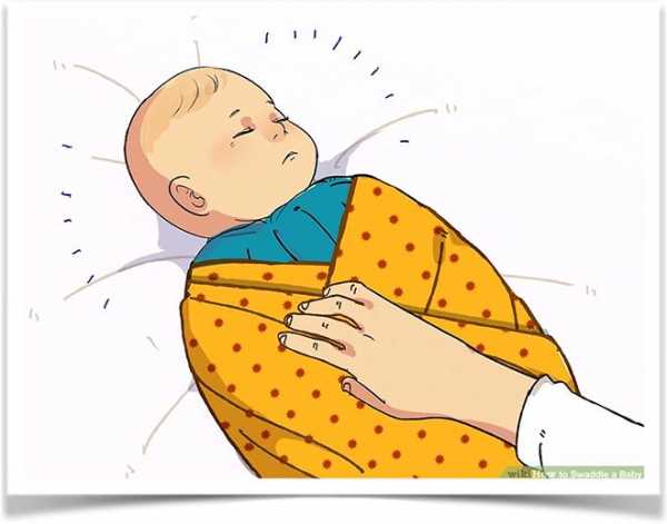 Как завернуть в одеяло новорожденного ребенка правильно