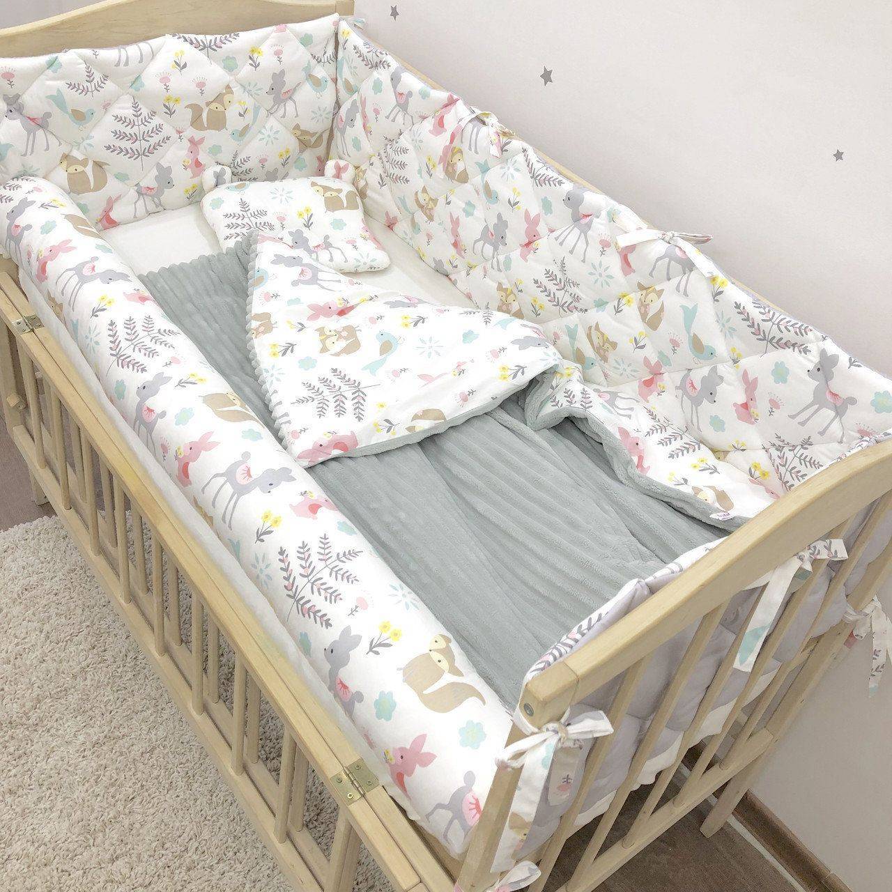 Выбираем постельное белье в кроватку для новорожденного