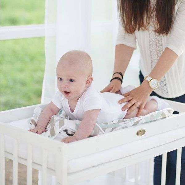 Комоды с пеленальным столиком (75 фото): размер пеленального стола для новорожденных с детской кроватью